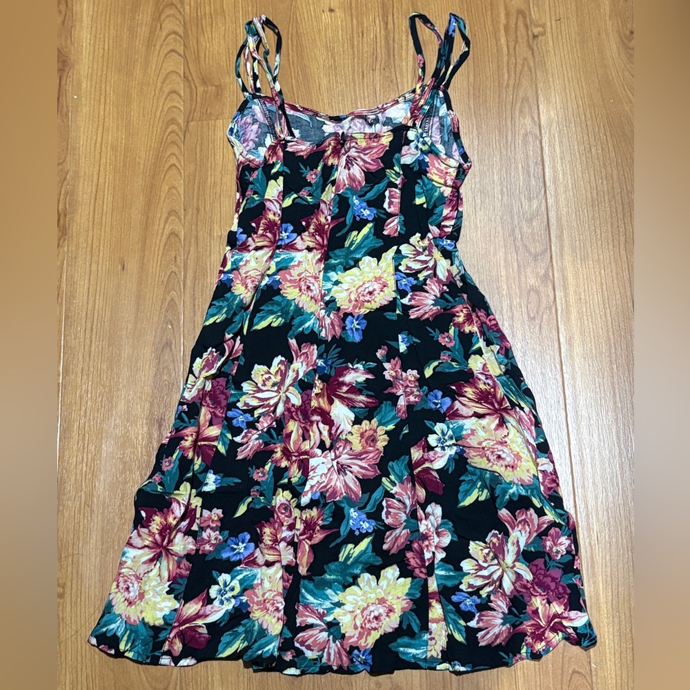Floral Black Summer Sundress